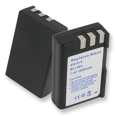 Empire BLI-304 7.4V Nikon EN-EL9 Li-ion 1000 MAh Battery - 7.4 Watt